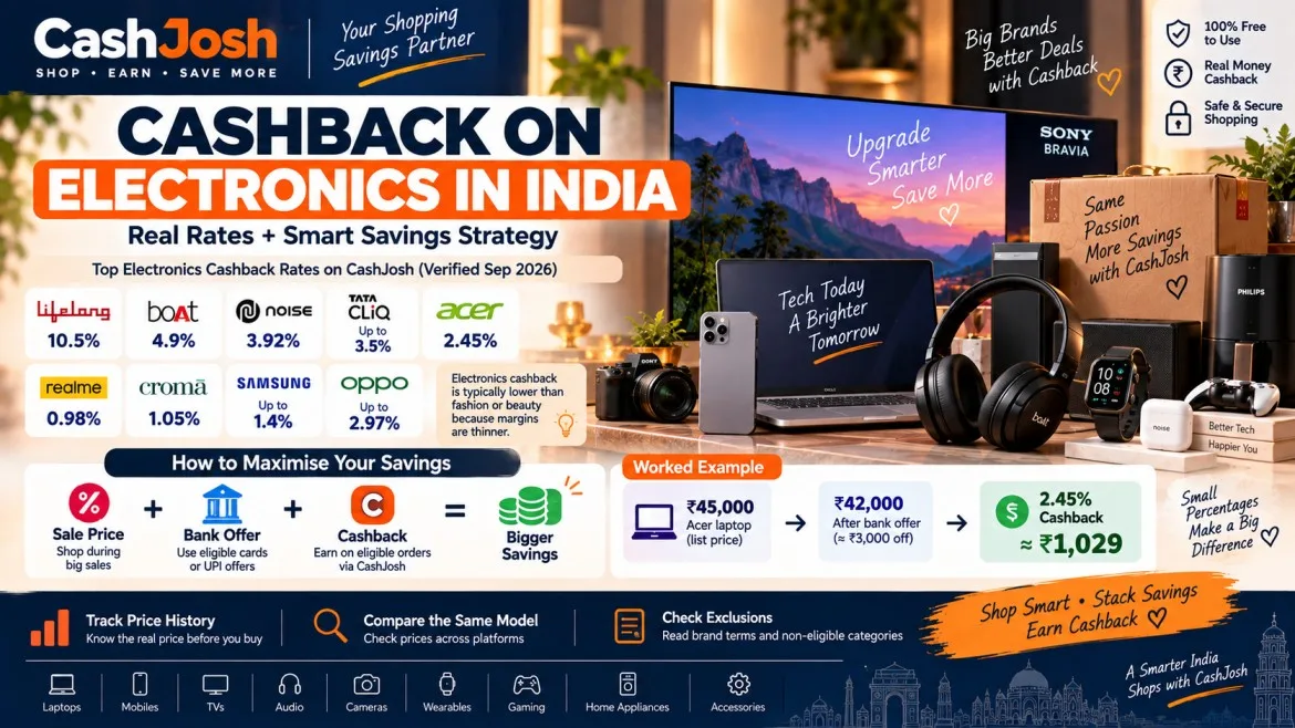 Cashback on Electronics in India: How It Actually Works